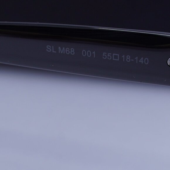 Saint Laurent SLM68 001 Square Sunglasses – Black/Grey - Picture 8 of 10